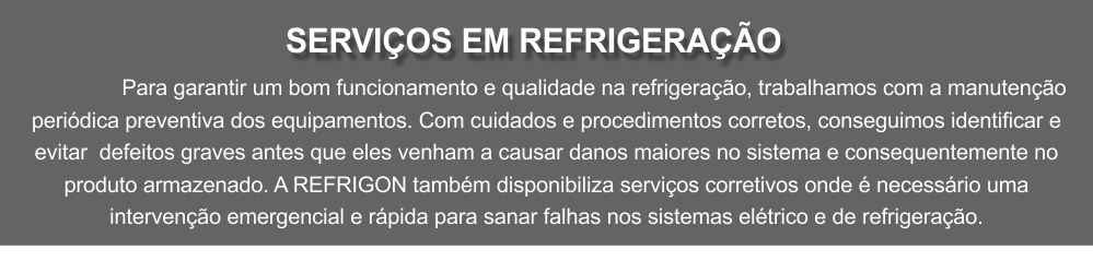 refrigon refrigeração texto